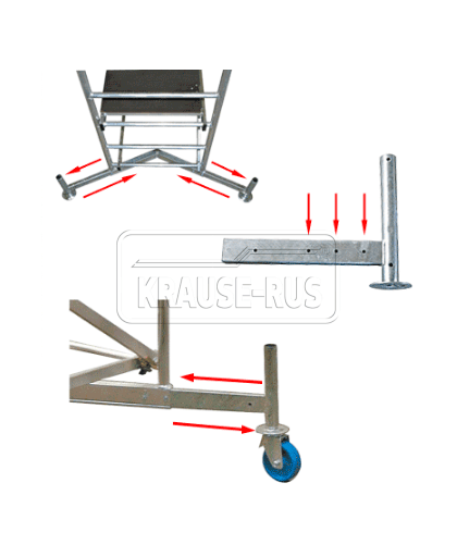 Выдвижная траверса Krause ClimTec 714008