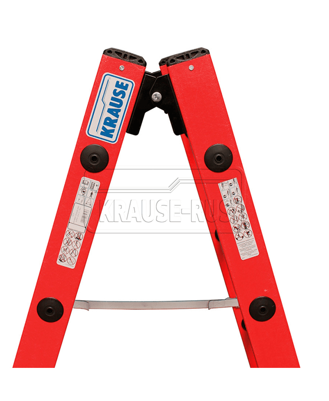 Диэлектрическая двухсторонняя стремянка Krause 2x6, 819727