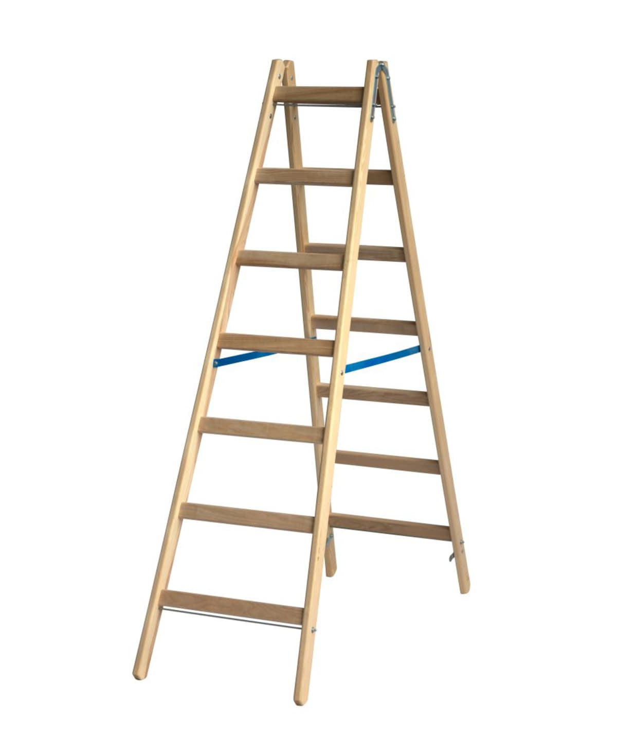 Деревянная стремянка Krause STABILO 2x7 170095 (старый артикул 170279)