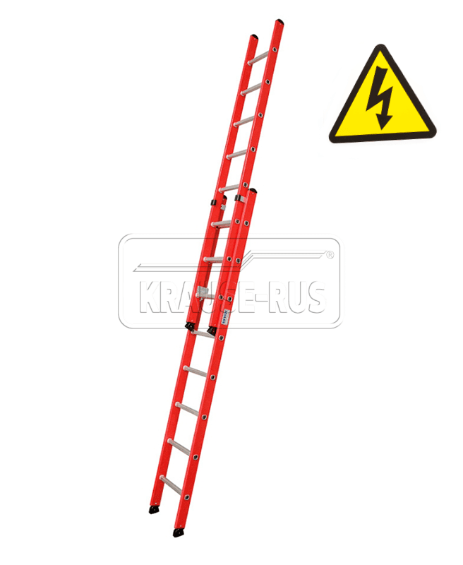 Диэлектрическая лестница Krause 2х8, 815699