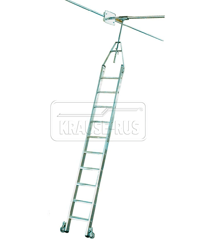 Стеллажная двухрядная лестница Krause 7, 819420