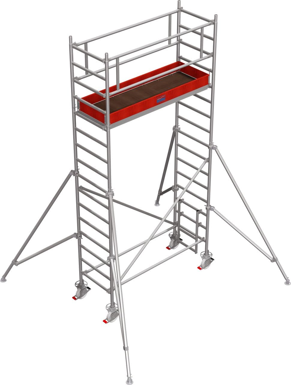 Вышка-тура Krause STABILO Professional серия 1000 2 х 0,75 м рабочая высота 5,3 м 776020 (старый артикул 738059)
