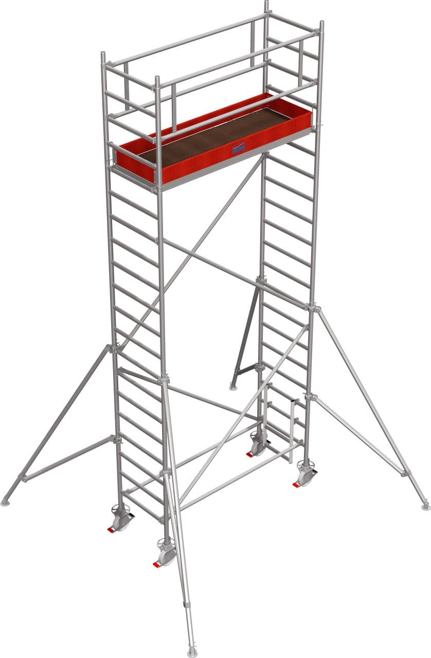 Вышка-тура Krause STABILO Professional серия 1000 2 х 0,75 м рабочая высота 6,3 м 776037 (старый артикул 738066)
