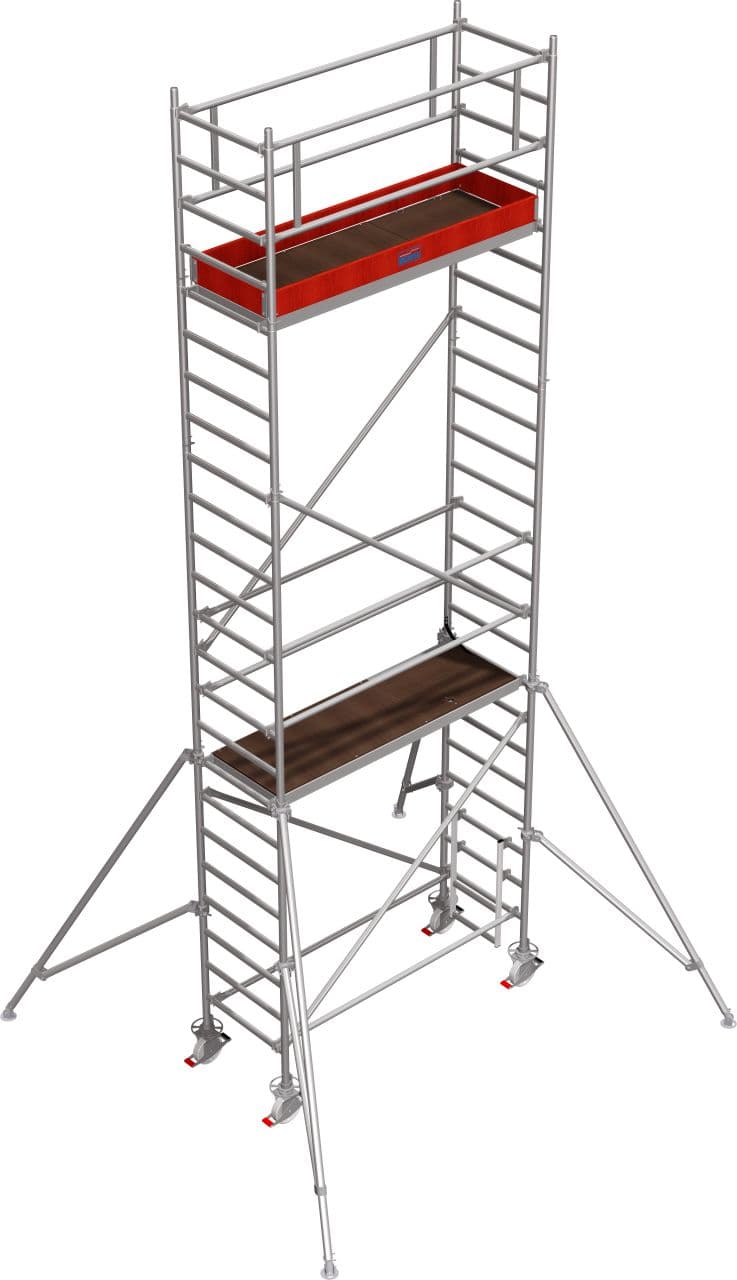 Вышка-тура Krause STABILO Professional серия 1000 2 х 0,75 м рабочая высота 7,3 м 776044 (старый артикул 738073)