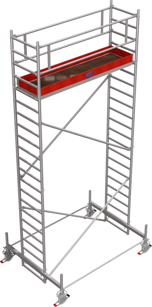 Вышка-тура Krause STABILO Professional серия 100 2,5 х 0,75 м рабочая высота 6,4 м 741073