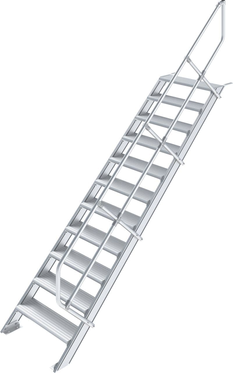 Трап Krause STABILO 11, рифленый алюминий, шир 800 мм, 45° 822604