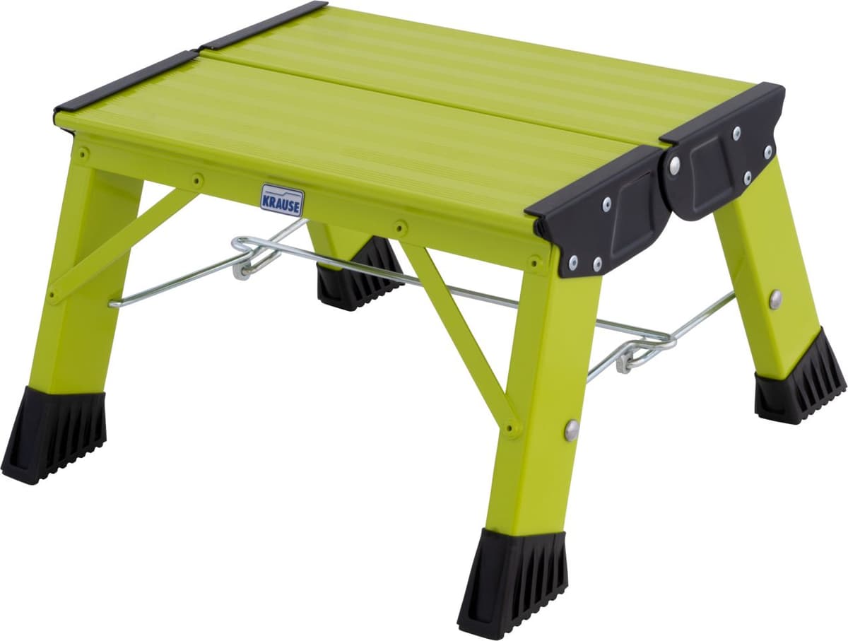 Подставка складная Krause Monto Treppy 2, зеленая 130365